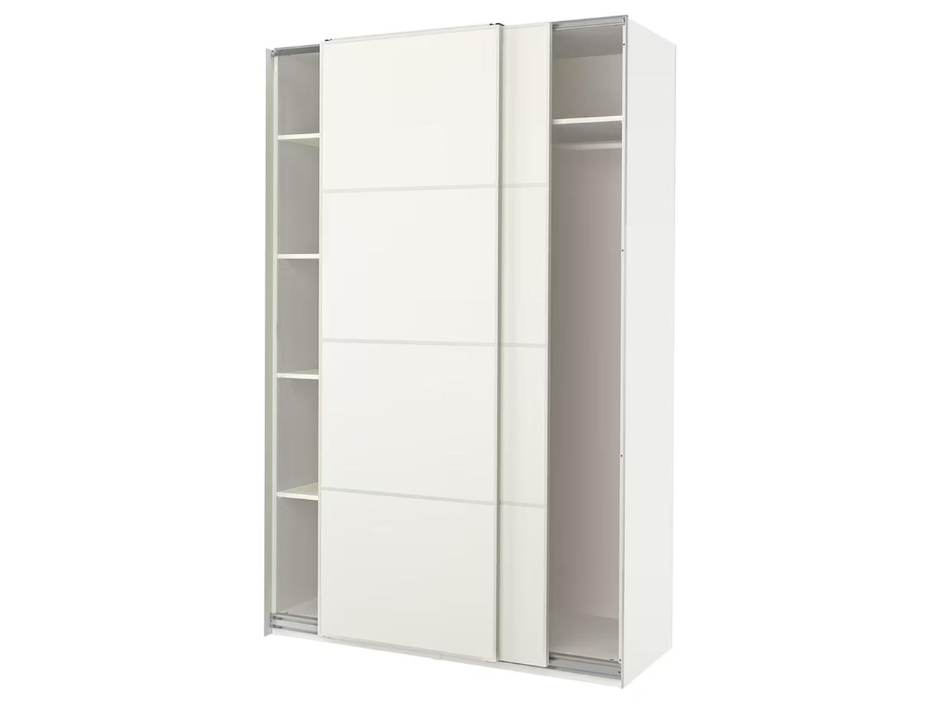 Шкаф купе Пакс Мехамн 13 white ИКЕА (IKEA) изображение товара