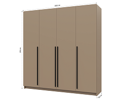 Изображение товара Распашной шкаф Пакс Фардал 60 brown ИКЕА (IKEA) на сайте adeta.ru