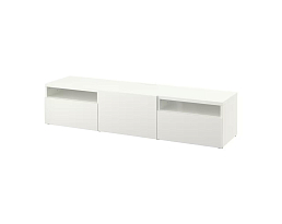 Изображение товара Тумба под телевизор Беста 13 white ИКЕА (IKEA) на сайте adeta.ru